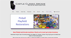 Desktop Screenshot of castleclassicarcade.com